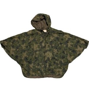 Zara Girls Star Camo Hooded Jacket 11/12
